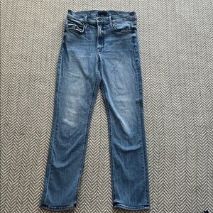 MOTHER Light Blue Washed Denim Jeans